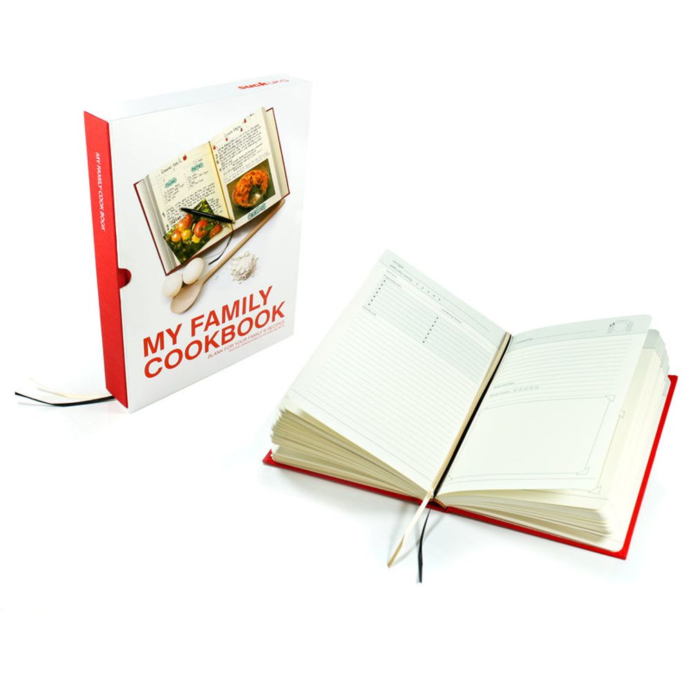 Gifts - My family cookbook - SUCK UK