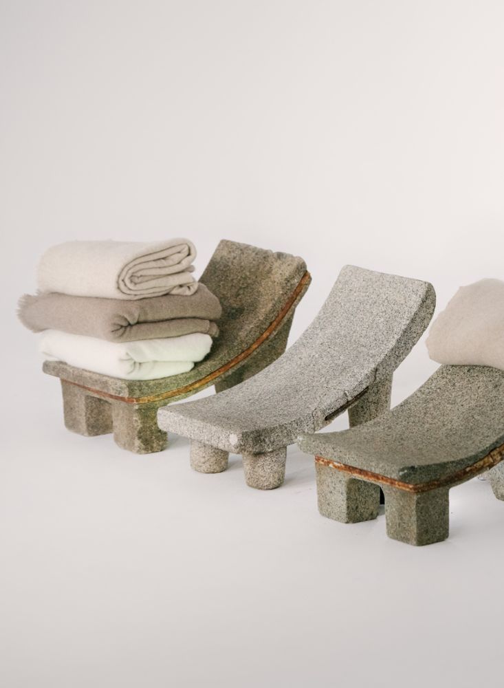 Homewear - Tibetan Un-Dye Baby Cashmere Blanket - MIRROR IN THE SKY
