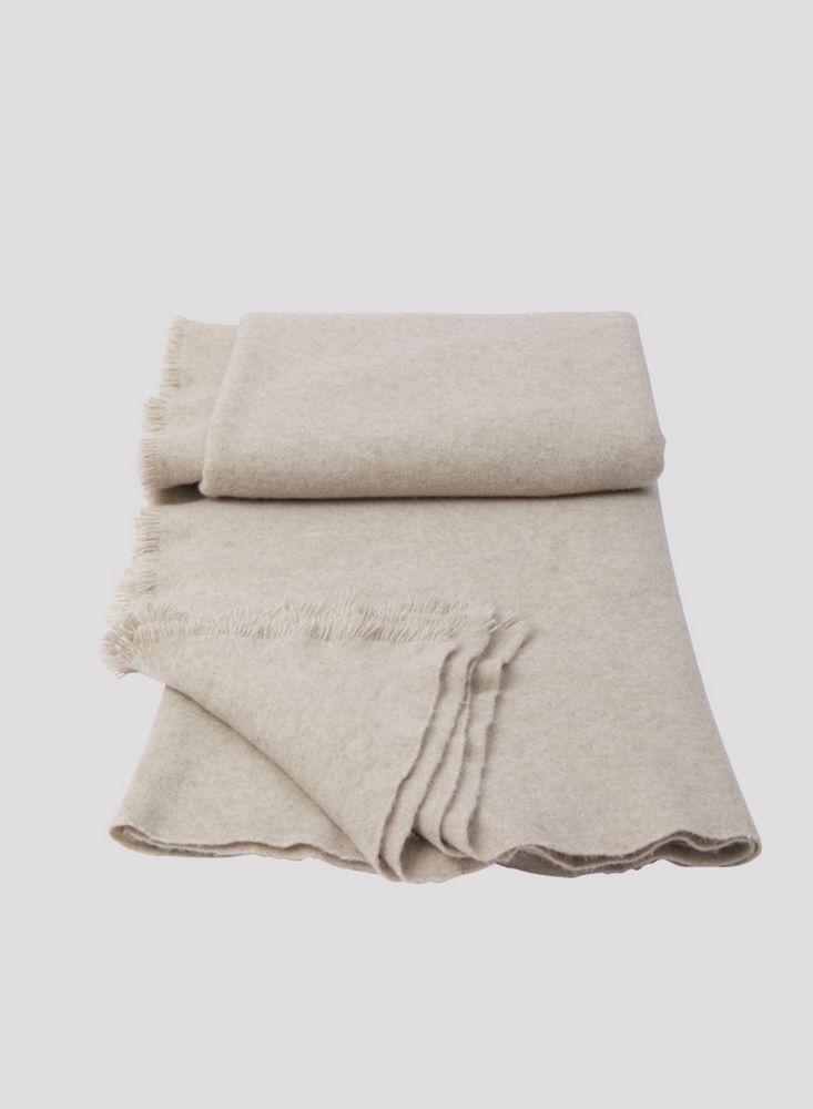 Homewear - Tibetan Un-Dye Baby Cashmere Blanket - MIRROR IN THE SKY