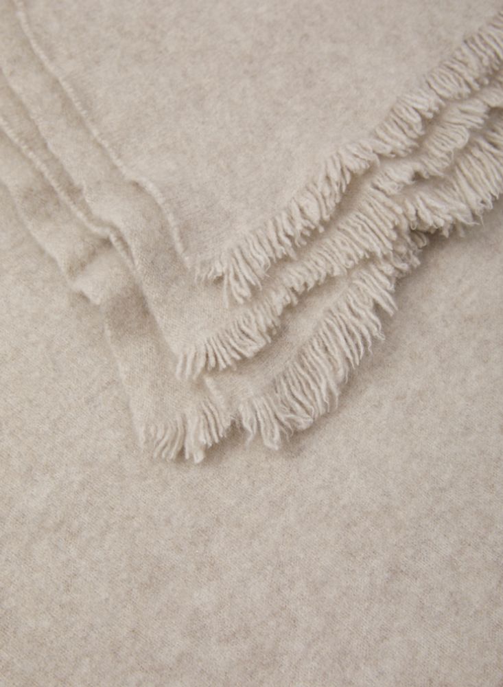 Homewear - Tibetan Un-Dye Baby Cashmere Blanket - MIRROR IN THE SKY