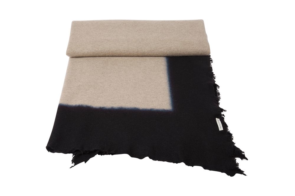 Homewear - Hand Felted Blanket Dip Dye - MIRROR IN THE SKY