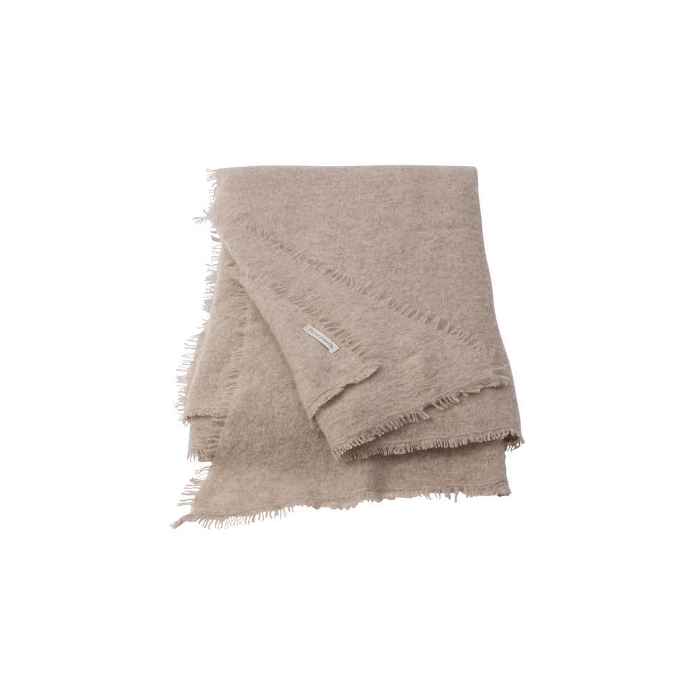 Homewear - Open Knited Melange Throw - MIRROR IN THE SKY