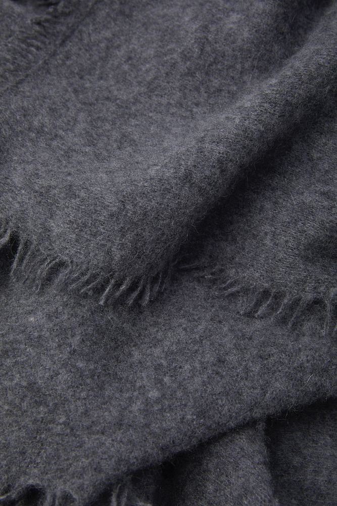 Homewear - Open Knited Melange Throw - MIRROR IN THE SKY