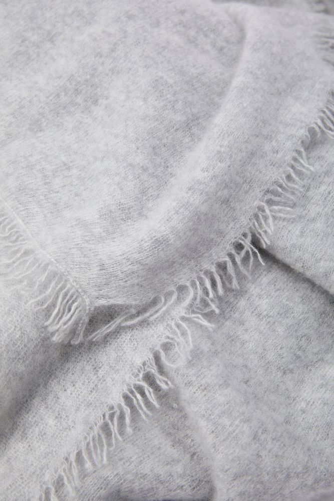 Homewear - Open Knited Melange Throw - MIRROR IN THE SKY