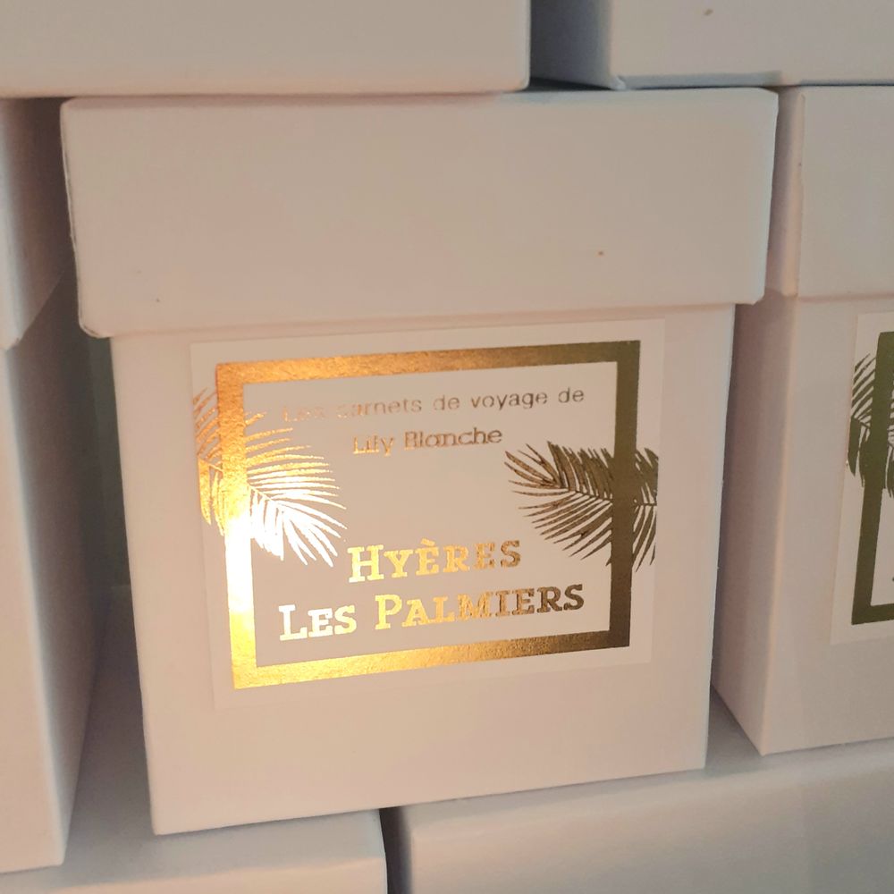 Bougies - BOUGIE HYERES LES PALMIERS - LILY BLANCHE