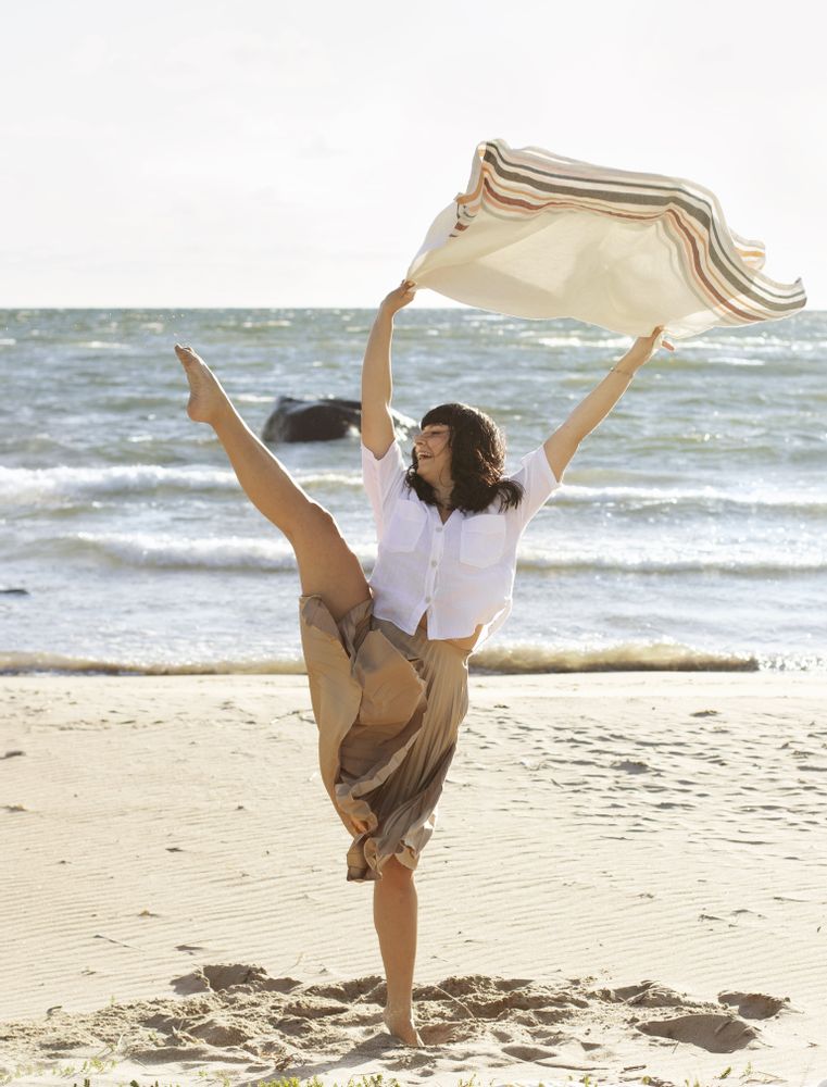 Bath towels - LEWA 100% linen beach towels 95x180cm - LAPUAN KANKURIT OY FINLAND