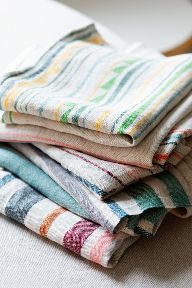Bath towels - LEWA 100% linen beach towels 95x180cm - LAPUAN KANKURIT OY FINLAND