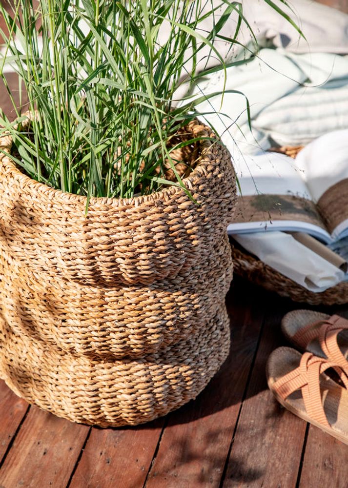 Decorative objects - Handmade basket and boxes in seagrass or water hyacinth - COZY LIVING COPENHAGEN