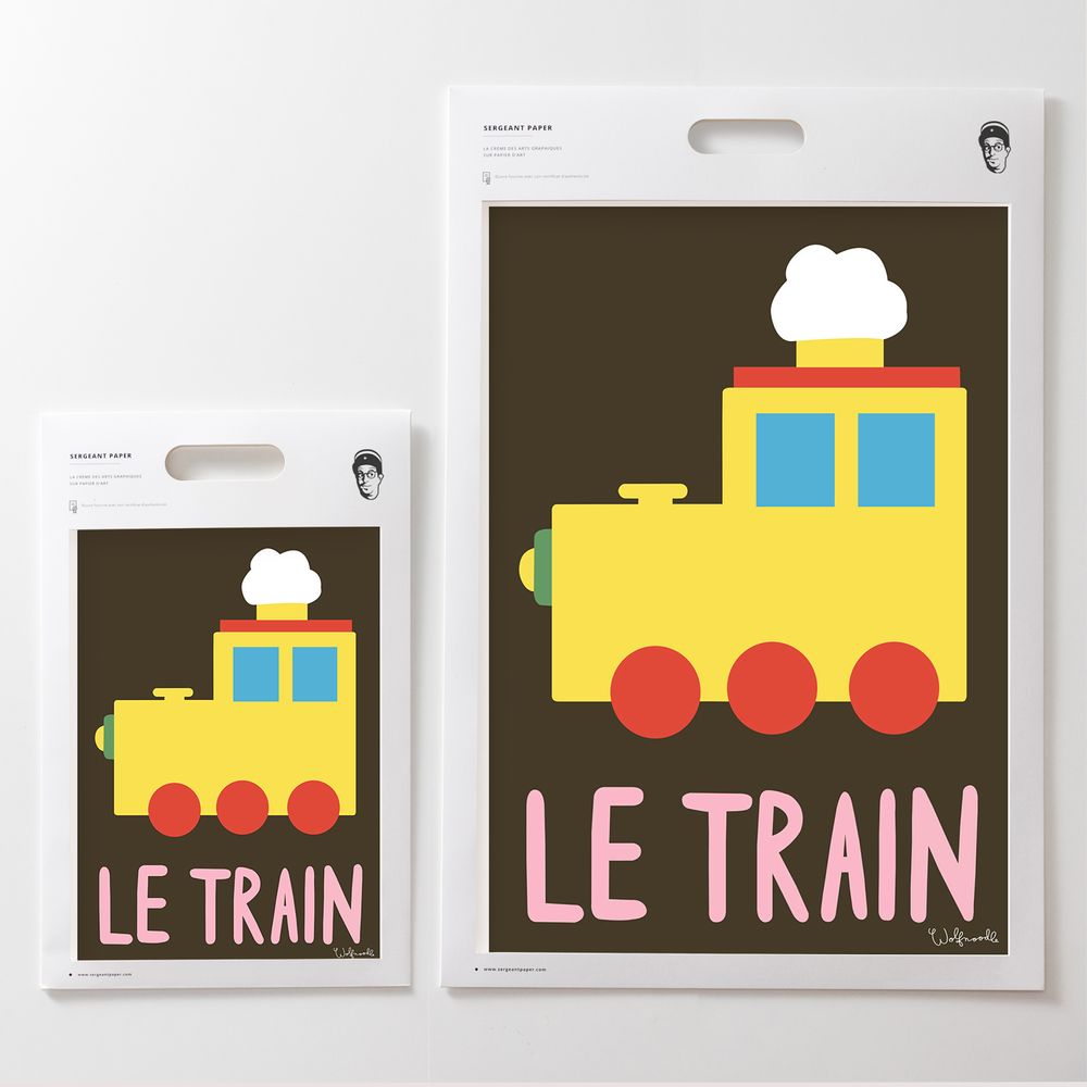 Affiches - Affiches / Illustrations Kids avec Wolfnoodle - SERGEANT PAPER