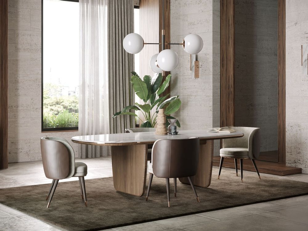 Dining Tables - Jeane Dining Table - LASKASAS