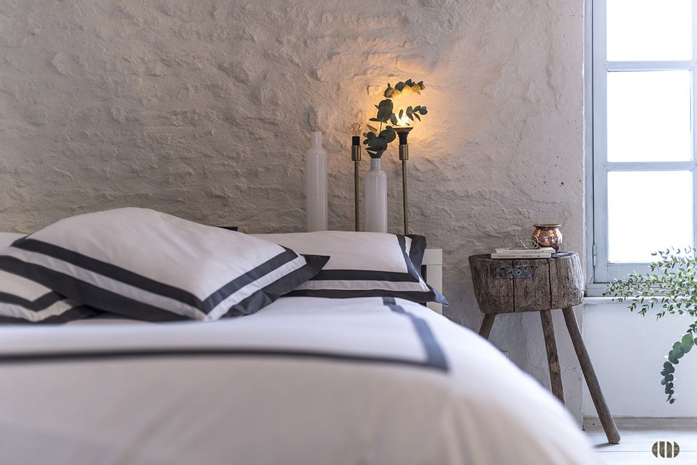 Comforters and pillows - Verdon duvet cover - AIGREDOUX