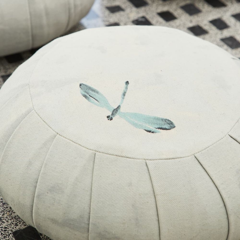 Fabric cushions - Zafu Dragonfly (cushion) - ALMA CONCEPT