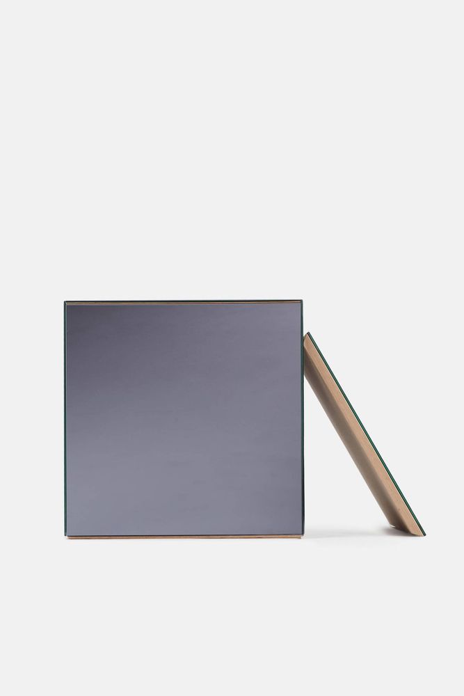 Tables basses - RÉTENEUR CUBE EN MIROIR/TABLE D'APPOINT - ANTIQUE MIRROR