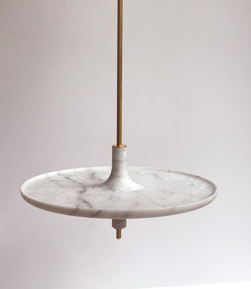 Shelves - Spinning top shelf TOUPY - Carrara white marble - MADEMOISELLE JO