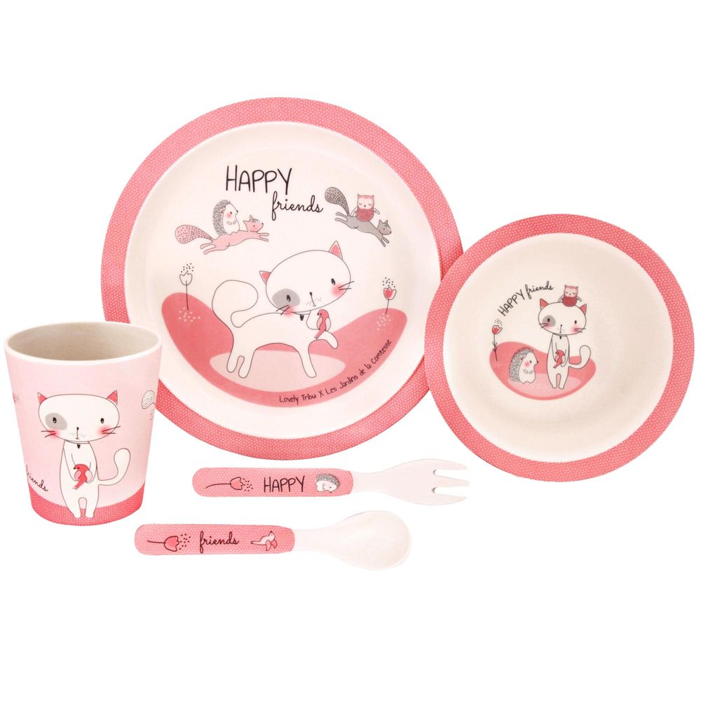 Assiettes au quotidien - Vaisselle bébé et enfant en fibre de bambou - LES JARDINS DE LA COMTESSE