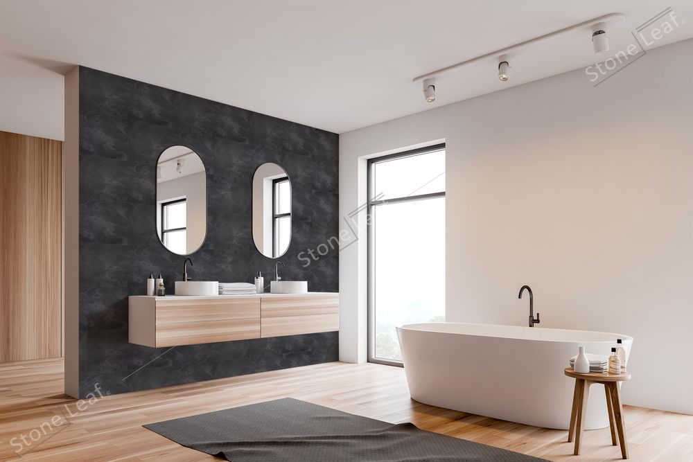 Kitchen splash backs - Stick&Stone London wall covering - box of 10 sheets - STONELEAF