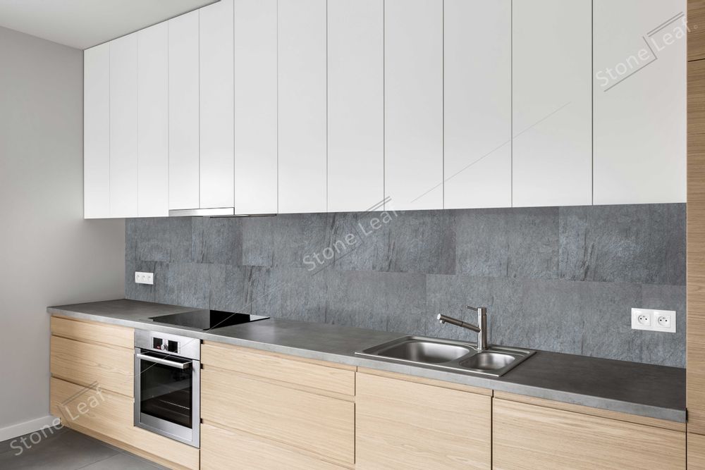 Kitchen splash backs - Stick&Stone Madrid Wall Covering - Box of 10 Sheets - STONELEAF