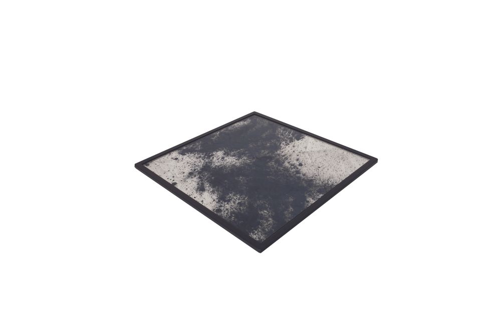 Kitchen utensils - SQUARE TRAY WITH MIRROR - ANTIQUE MIRROR