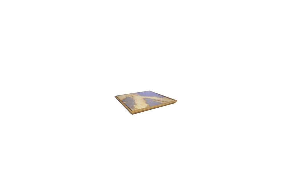 Kitchen utensils - SQUARE TRAY WITH MIRROR - ANTIQUE MIRROR