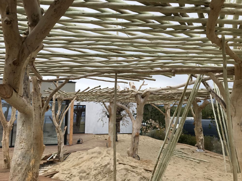 Pergolas - Driftwood pergolas - DECO-NATURE