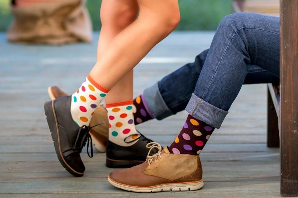 Socks - Bamboo Dots Socks - PIRIN HILL