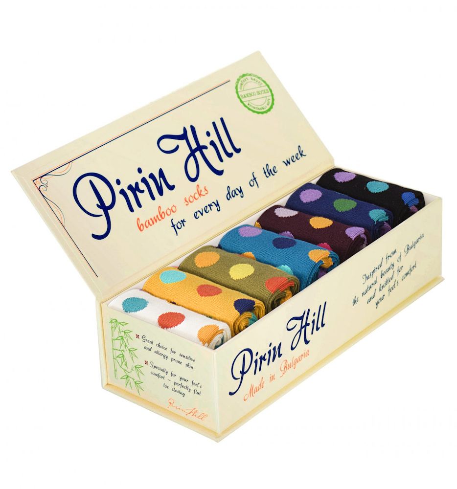 Socks - Bamboo Dots Socks - PIRIN HILL