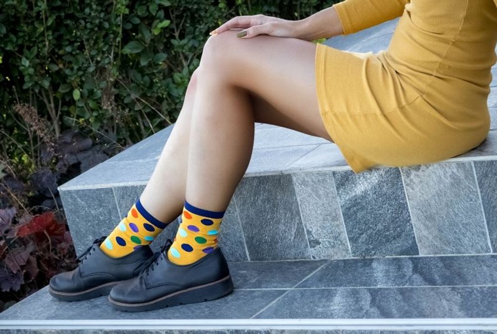 Socks - Bamboo Dots Socks - PIRIN HILL