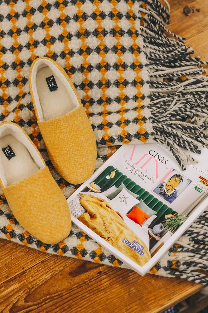 Shoes - Wool Slippers - BUREL FACTORY