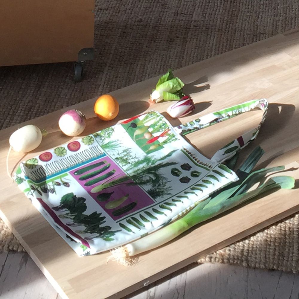 Homewear textile - Tote Bag Jardin potager - MARON BOUILLIE