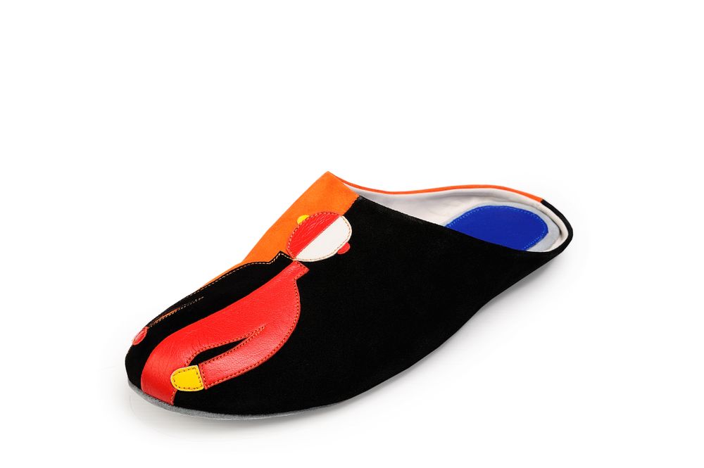 Chaussures - Pantoufles hommes « Malevich », chaussures maison, vêtements maison, - RXBSHOES