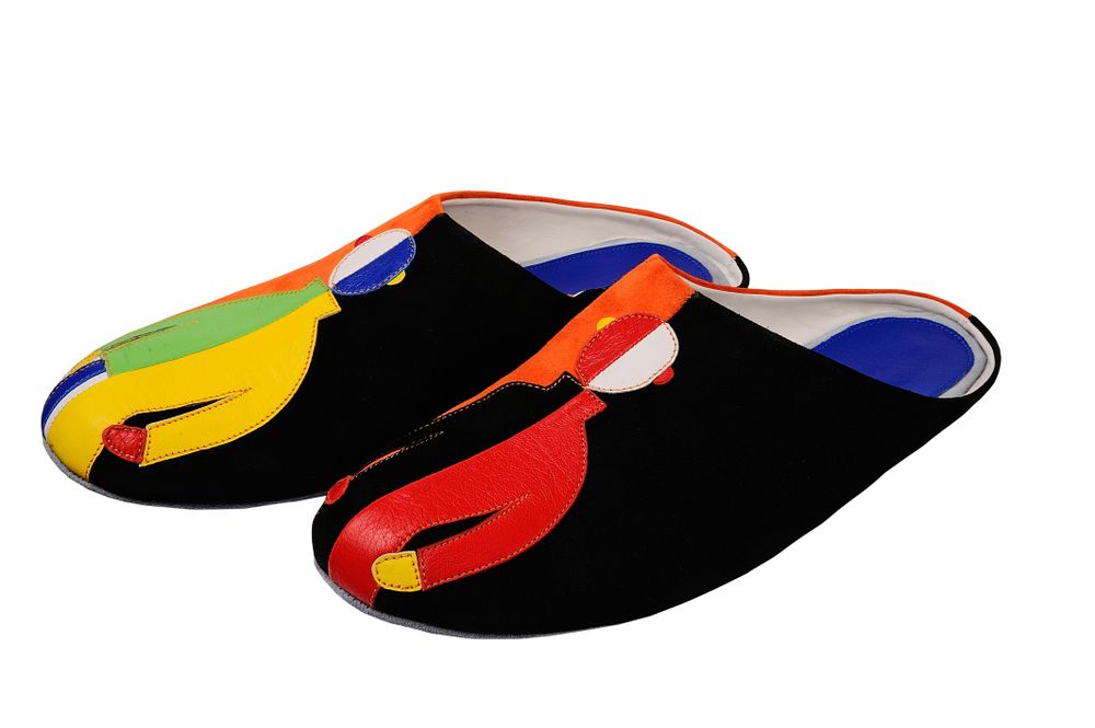 Chaussures - Pantoufles hommes « Malevich », chaussures maison, vêtements maison, - RXBSHOES