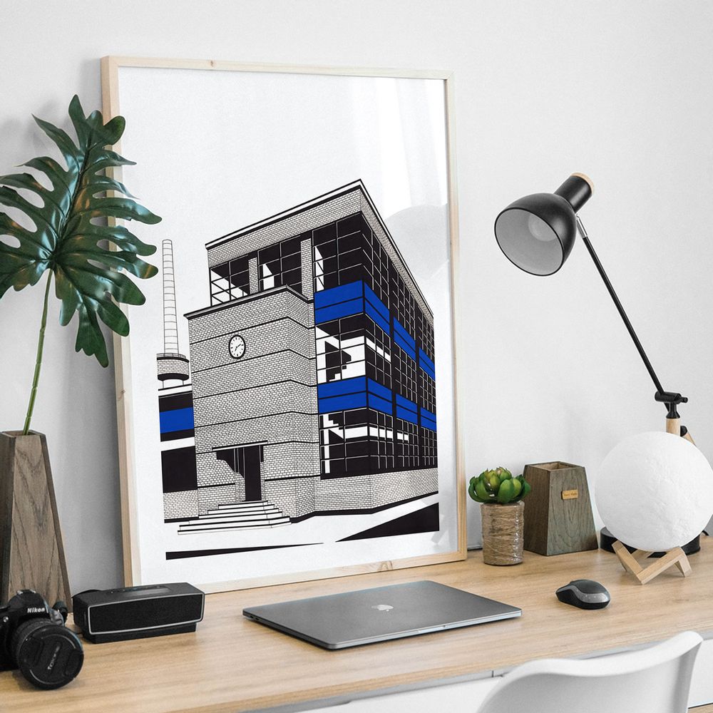 Other wall decoration - Art Print - Architecture - Hélène Lacombe - SERGEANT PAPER