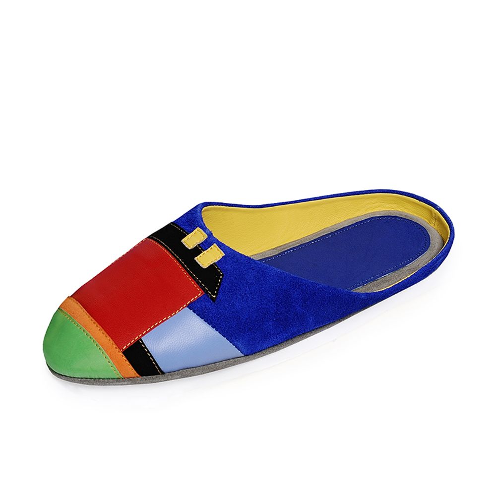 Homewear textile - Pantoufles pour femme « Malevich » 1704, vêtements maison, chaussures maison - RXBSHOES