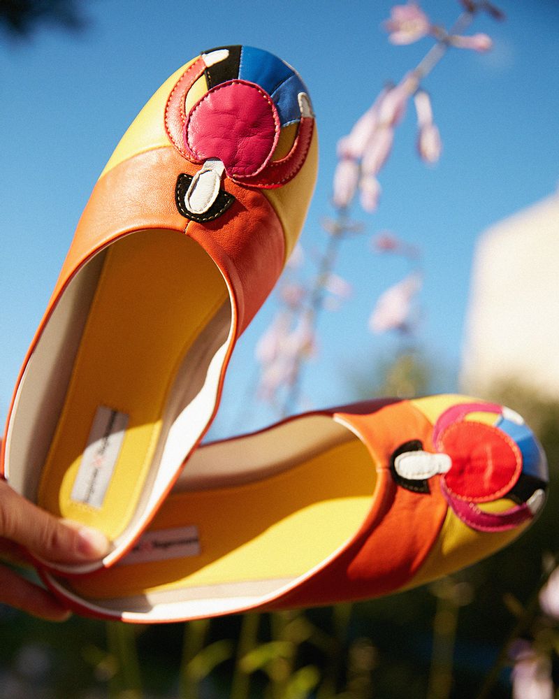 Shoes - Woman's slippers “Girl in the Country” 1701, home shoes, home wear - RXBSHOES