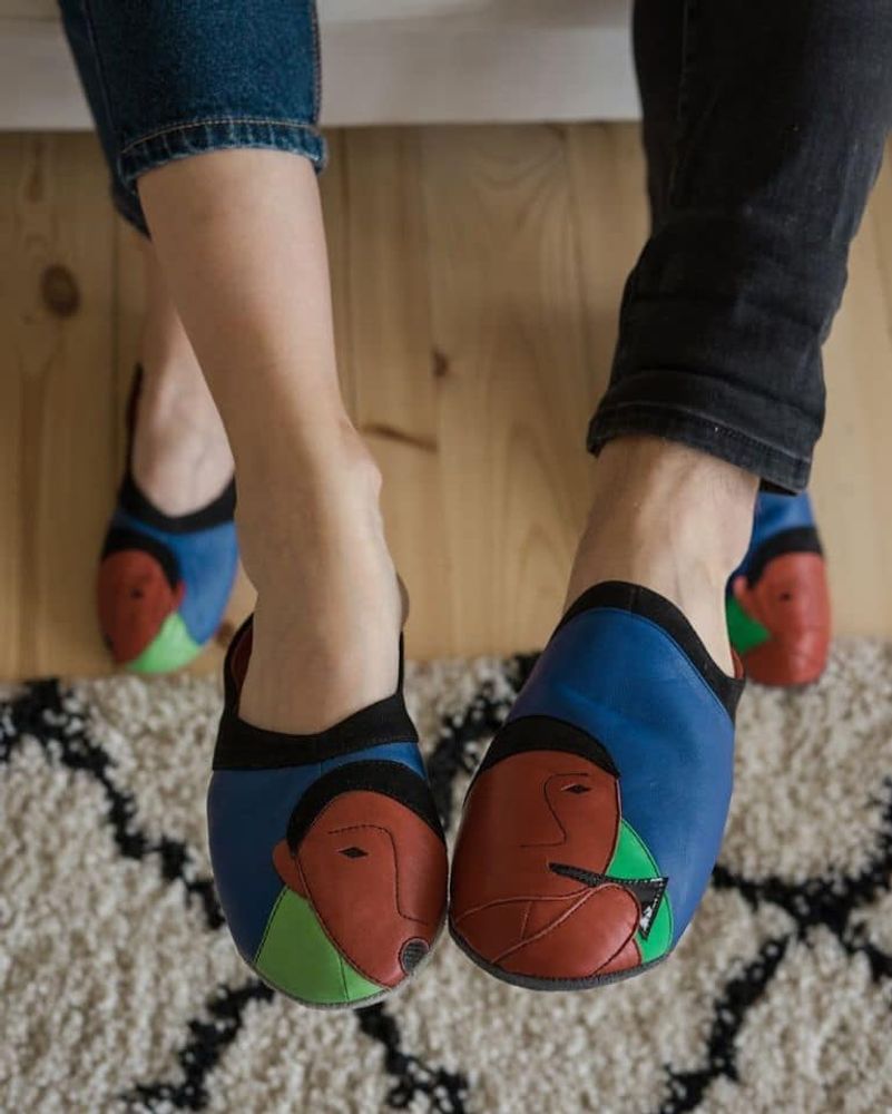 Chaussures - Pantoufles unisexe « Music », chaussures maison. - RXBSHOES