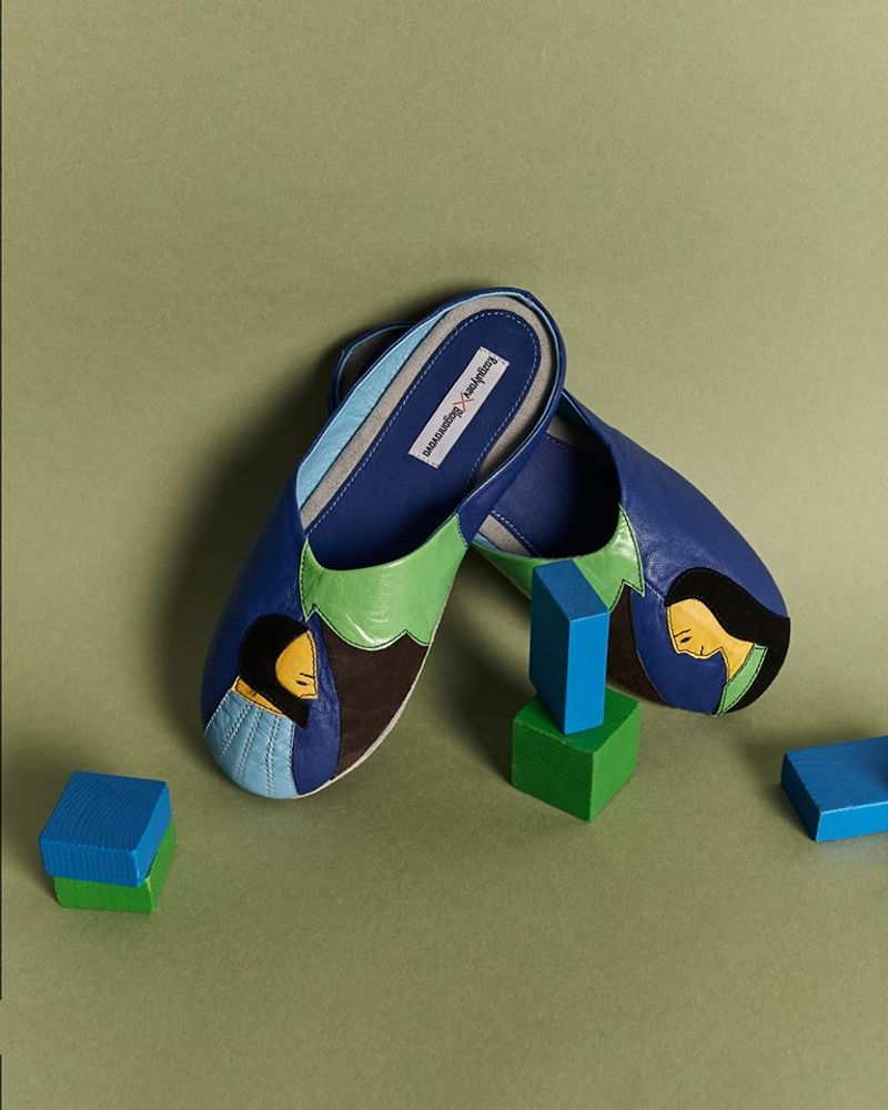 Chaussures - Pantoufles unisexe « Music », chaussures maison. - RXBSHOES