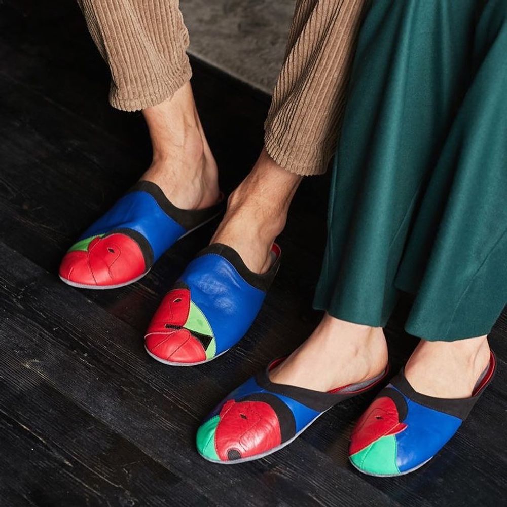 Chaussures - Pantoufles unisexe « Music », chaussures maison. - RXBSHOES