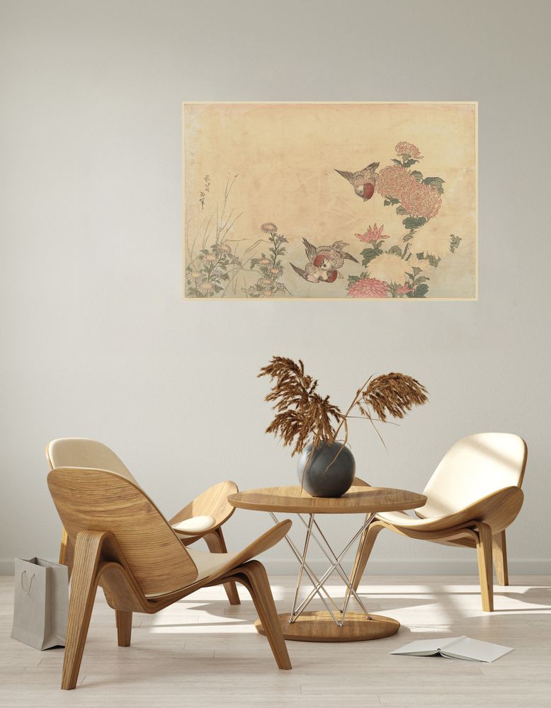 Poster - POSTERS/Japanese prints, art print on repositionable adhesive canvas - LES JOLIES PLANCHES
