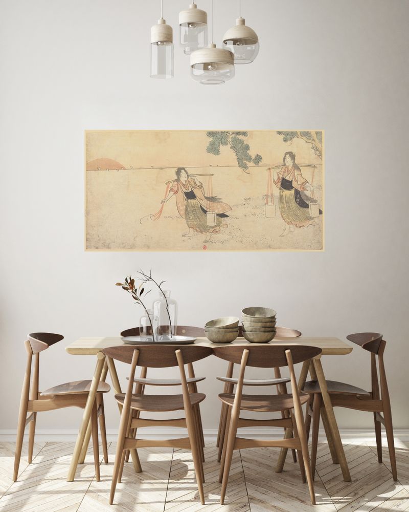 Poster - POSTERS/Japanese prints, art print on repositionable adhesive canvas - LES JOLIES PLANCHES