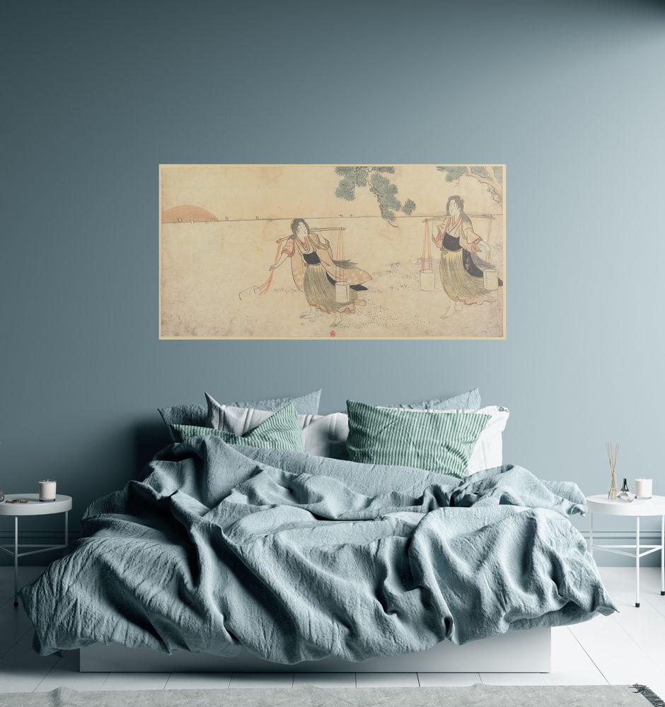 Poster - POSTERS/Japanese prints, art print on repositionable adhesive canvas - LES JOLIES PLANCHES
