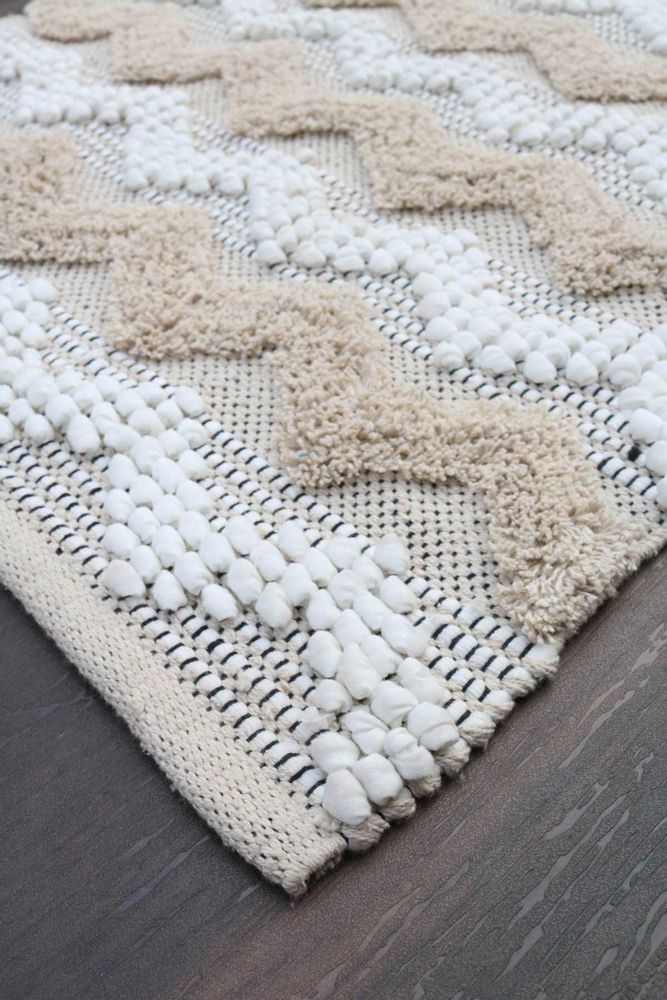 Tapis - TAPIS EN COTON CHEVRON - MEEM RUGS