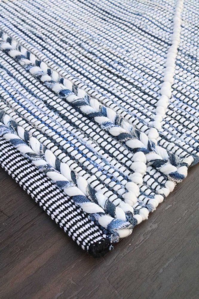 Rugs - DENIM TRIBAL RUG - MEEM RUGS