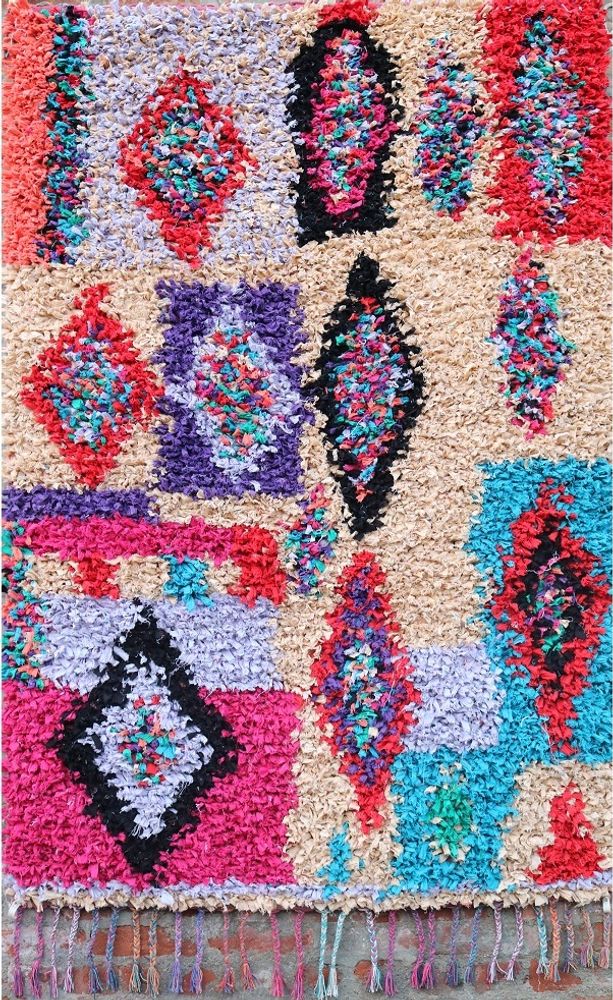 Rugs - Boucherouite Rug - MEEM RUGS