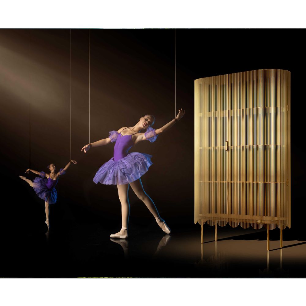 Shelves - Strings Cabinet - SCARLET SPLENDOUR