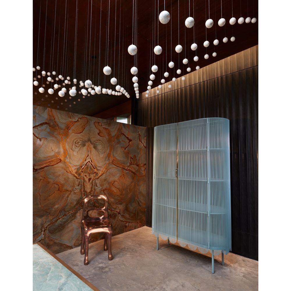 Shelves - Strings Cabinet - SCARLET SPLENDOUR