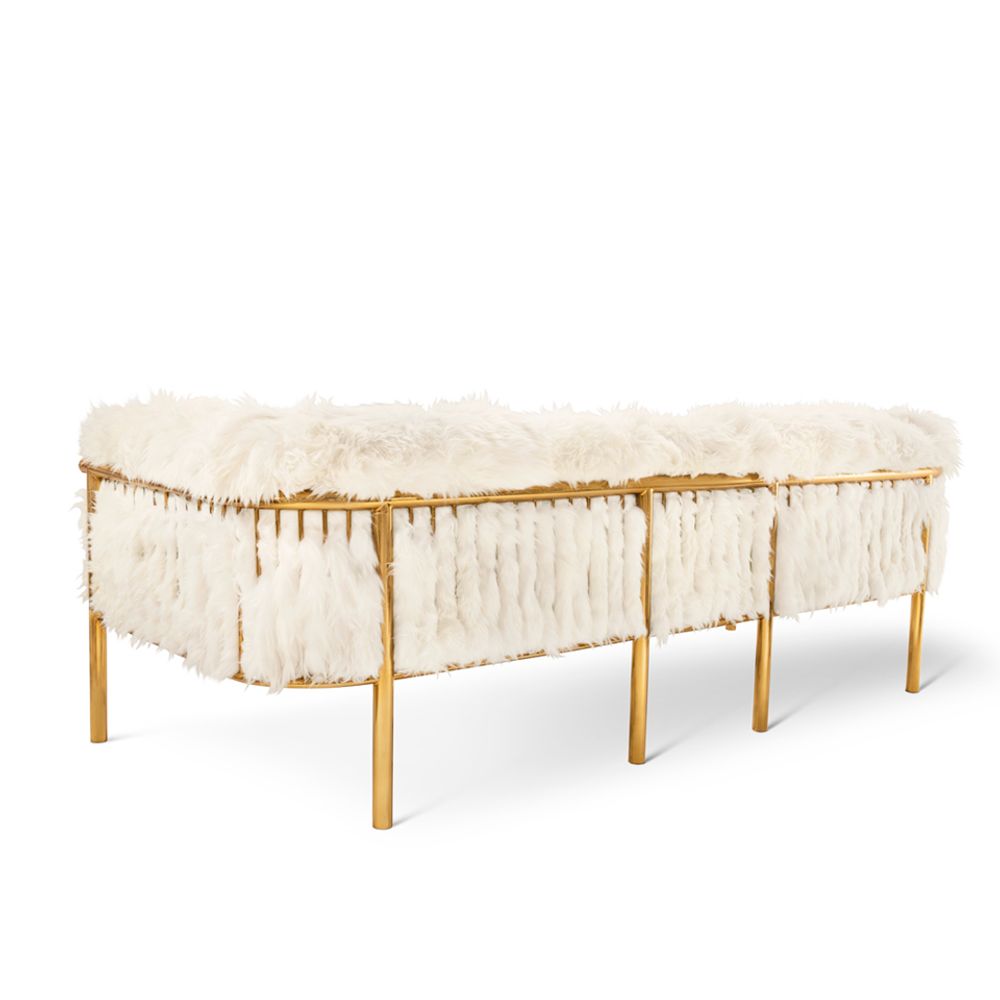 Sofas - Coronum Three Seater Sofa - SCARLET SPLENDOUR