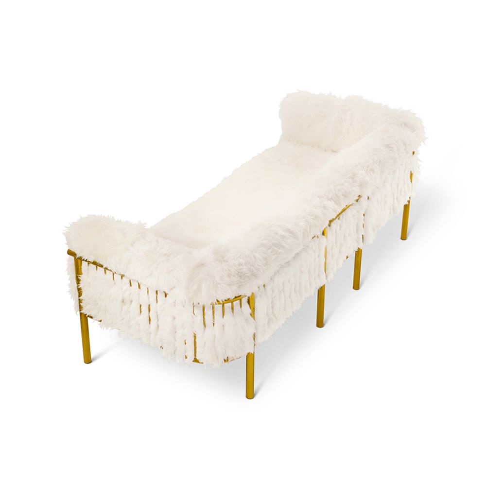 Sofas - Coronum Three Seater Sofa - SCARLET SPLENDOUR
