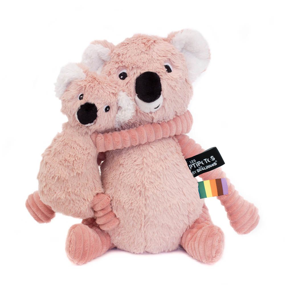 Soft toy - Trankilou The Koala Mom & Baby Mint - DEGLINGOS