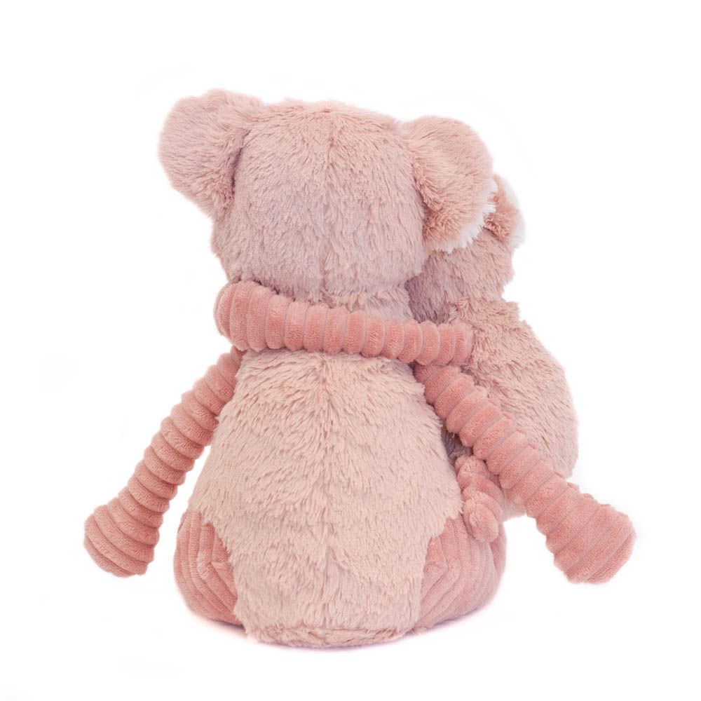 Peluches - Trankilou le Koala Maman Bébé Rose - DEGLINGOS