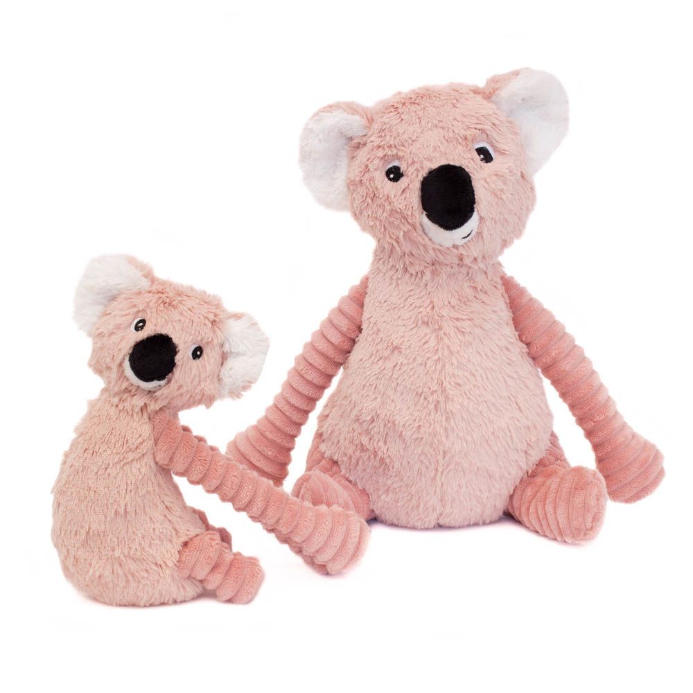 Peluches - Trankilou le Koala Maman Bébé Rose - DEGLINGOS